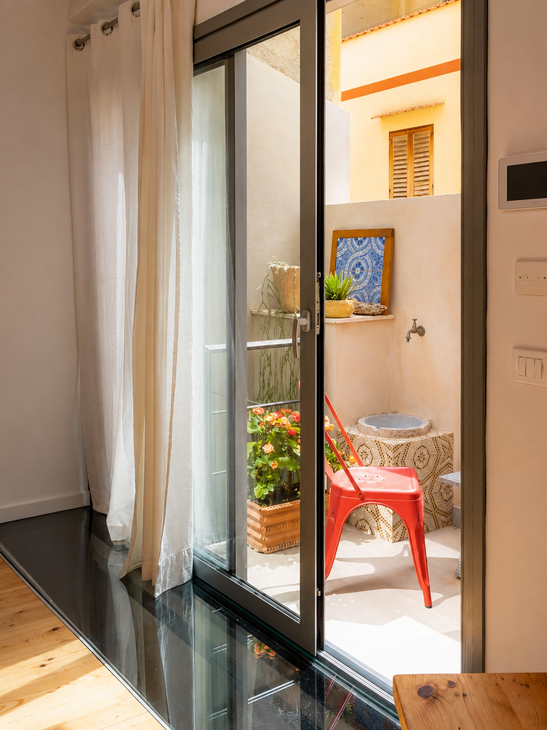 Affaccio sul cortile interno